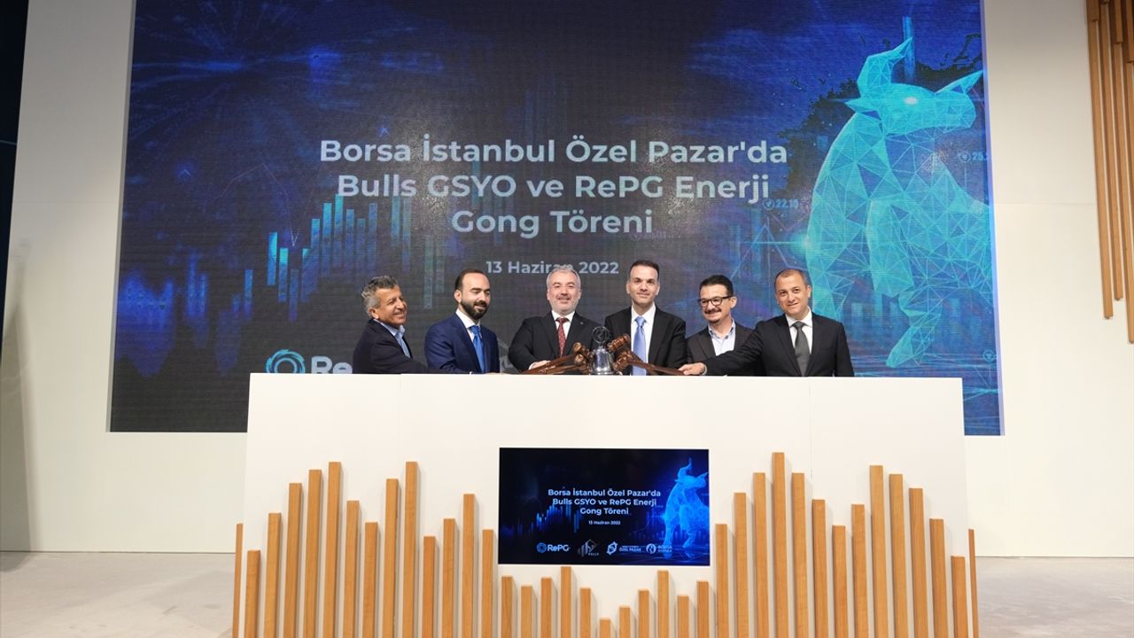 Gong, Borsa İstanbul'da Bulls GSYO ve RePG Enerji için çaldı