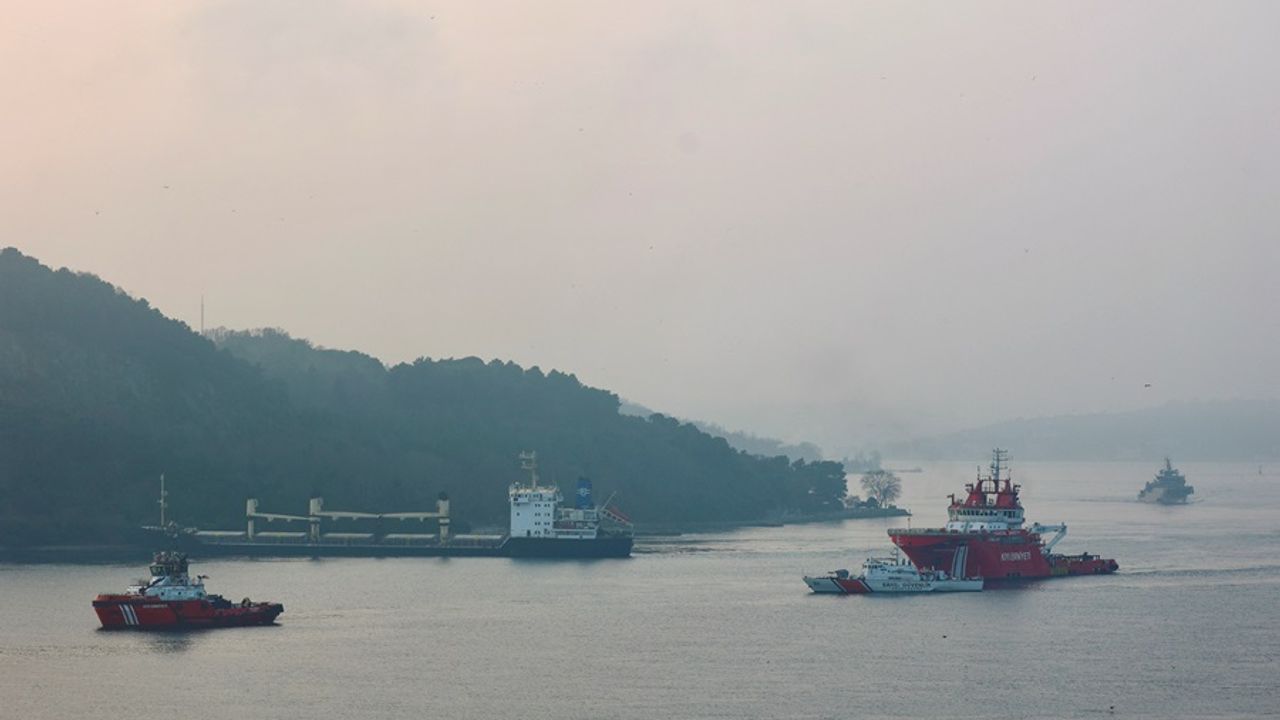 Çapa arızası nedeni ile İstanbul Boğazı gemi trafiğine kapatıldı