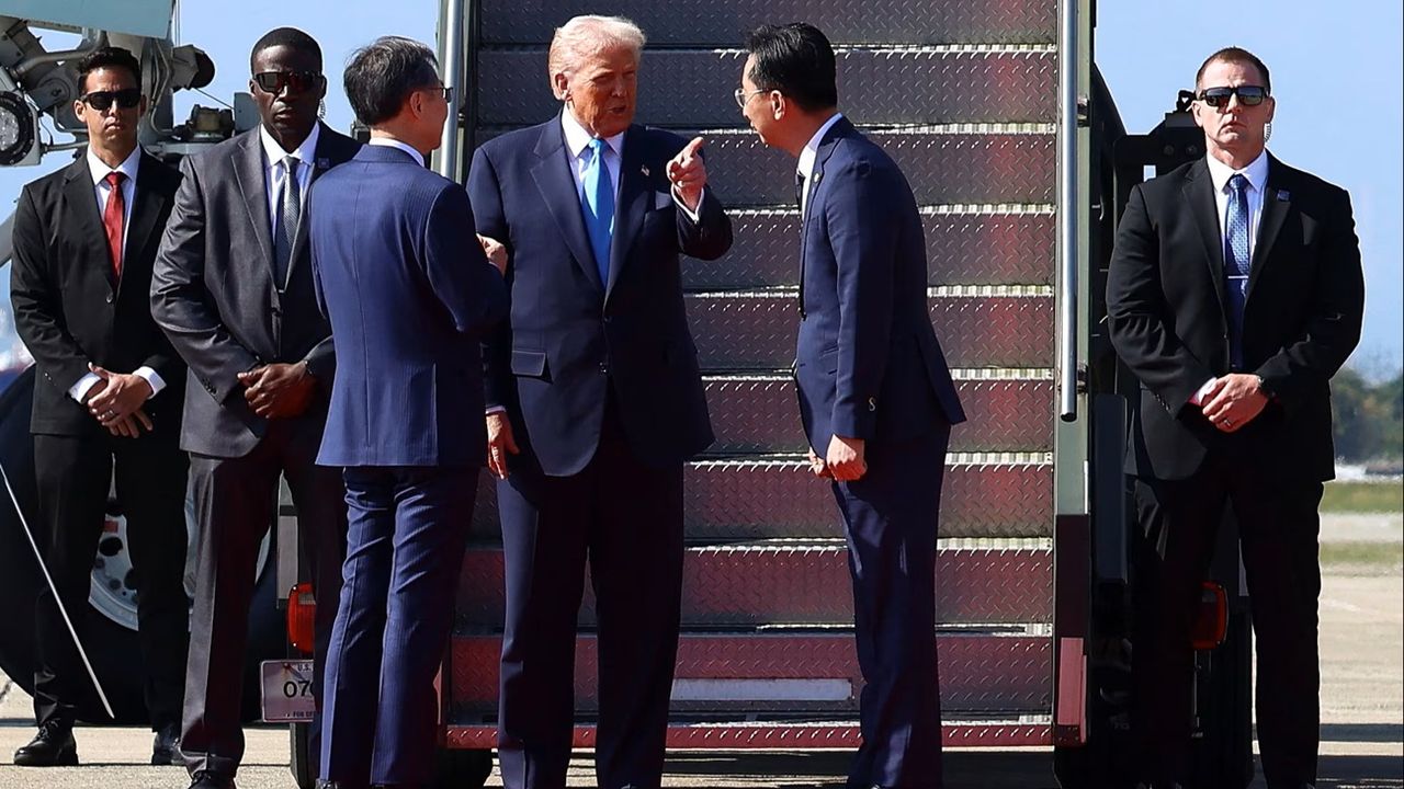 Trump Güney Kore ziyaretinde ticaret anlaşması mesajı verdi