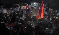 Minneapolis genel grevde 50 bin kişi eksi 29 derecede yürüdü