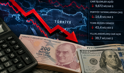 Yabancı çıkışı ve cari açık rezervleri sert vurdu