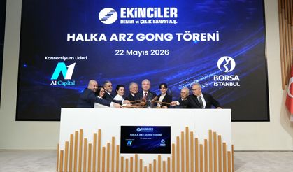 Borsa İstanbul’da gong Ekinciler Demir Çelik için çaldı