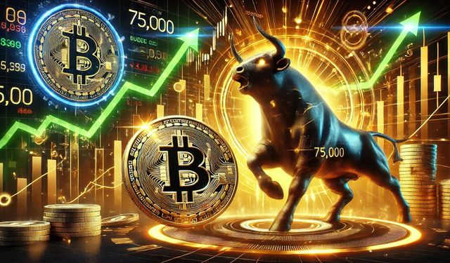 Bitcoin boğaları 75 bin dolara odaklandı!