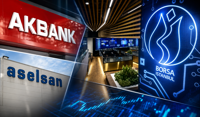 ASELS endeksi yukarı, AKBNK aşağı taşıdı