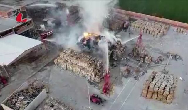 MNDTR'nin Tire fabrikasında yangın çıktı