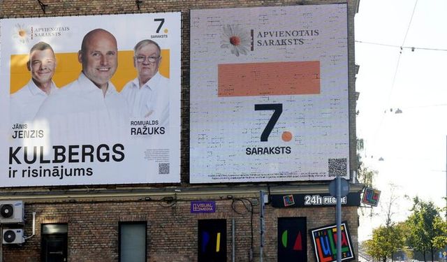 Letonya'da Kulbergs'in partisi sandık çıkış anketinde önde