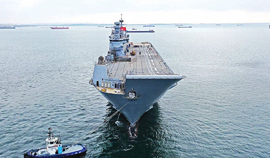 TCG Anadolu için gemisi için deniz kabul testlerine başlandı!