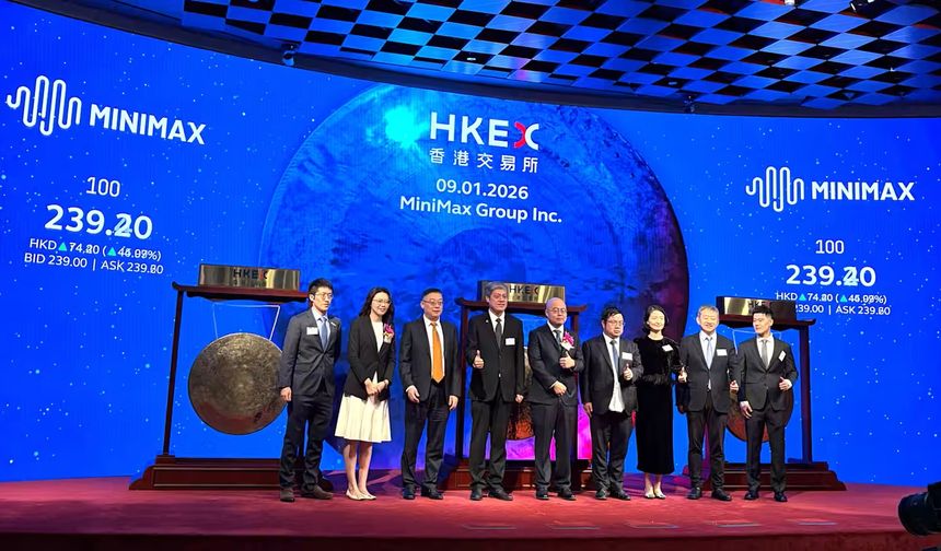 MiniMax halka arz sonrası Hong Kong’da güçlü yükseldi