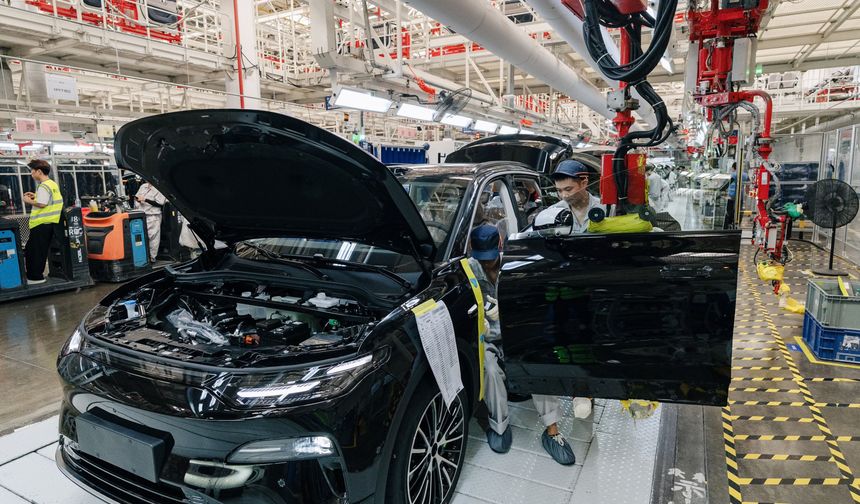 Çinli elektrikli otomobiller Avrupa'da rekor paya ulaştı