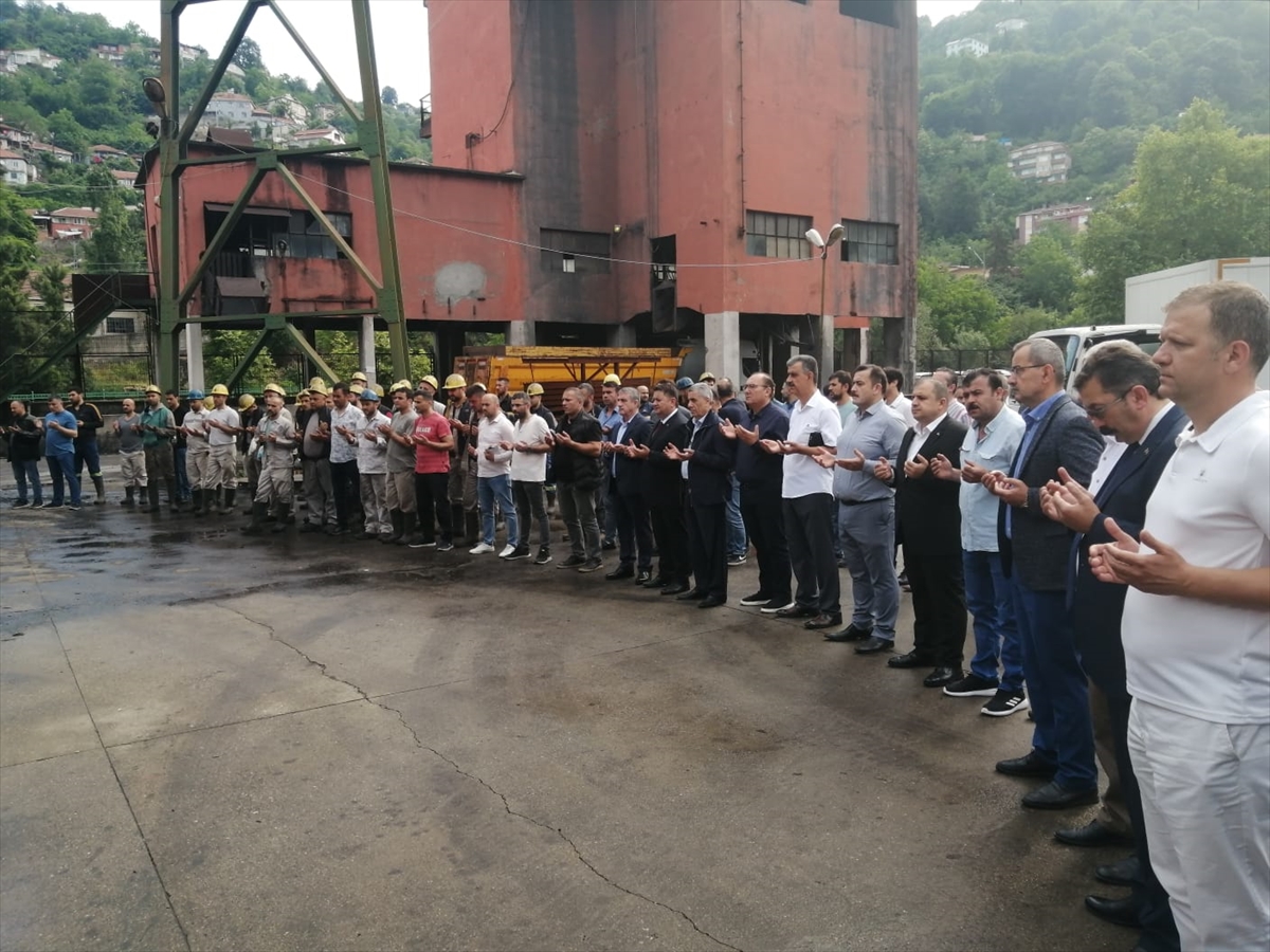 TTK'ye ait maden ocağının yeni panosunda üretime başlandı