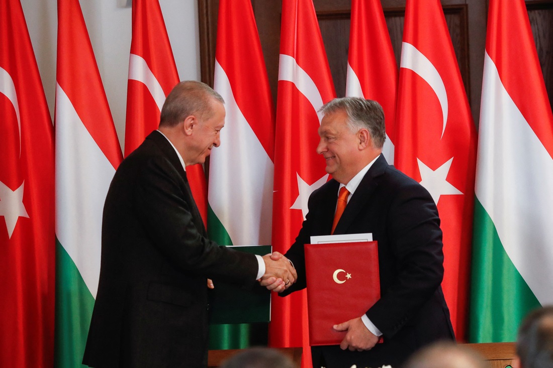 Cumhurbaşkanı Recep Tayyip Erdoğan, Macaristan Başbakanı Viktor Orban
