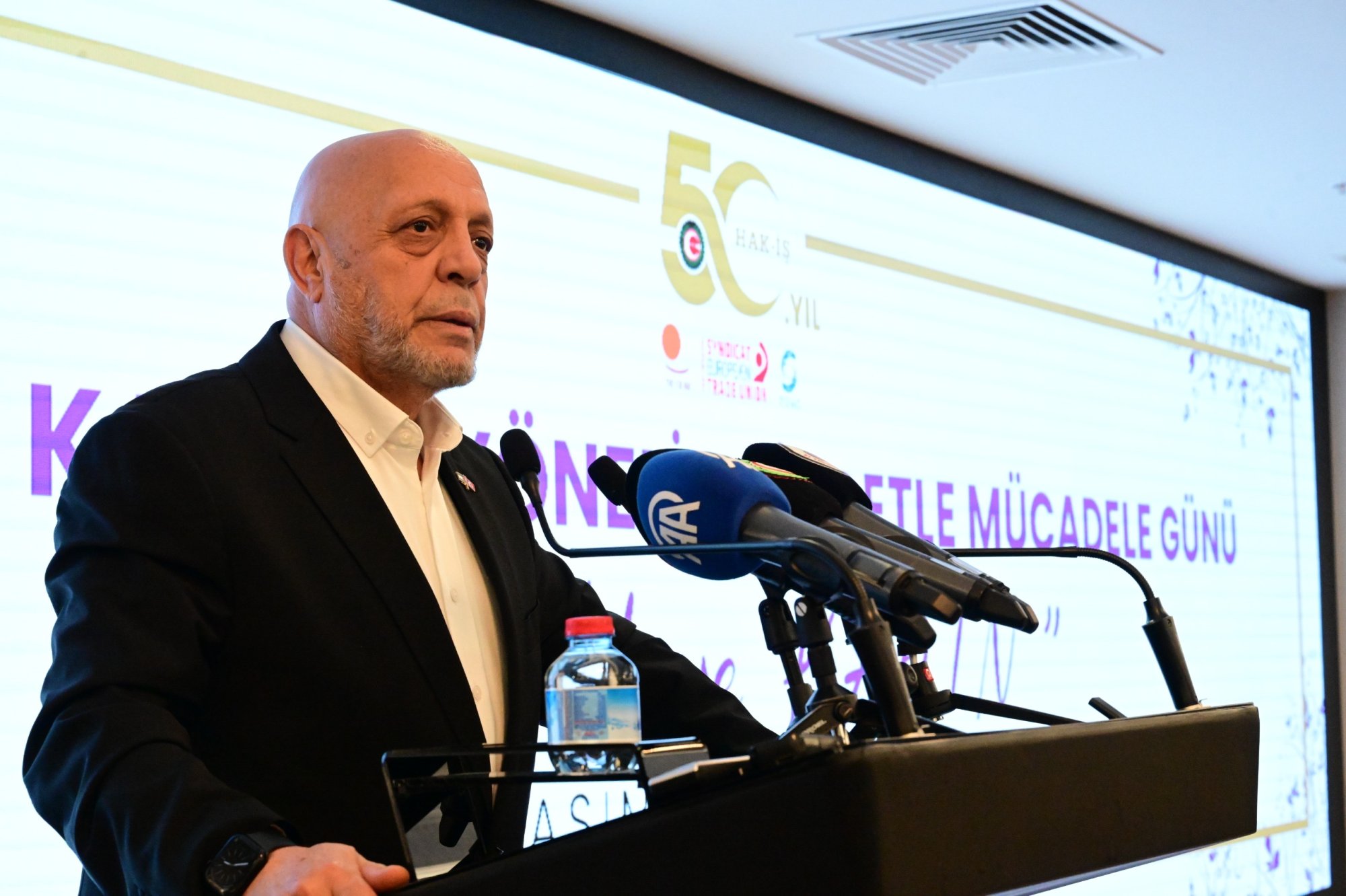 Hak İş Genel Başkanı Mahmut Arslan